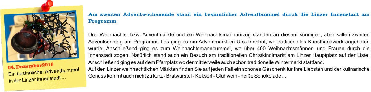 O Fotomagazin / Linzer Adventbummel 2016